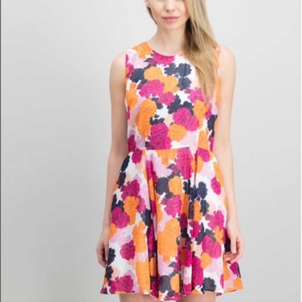 Maison Jules Floral Sleeveless Dress XS